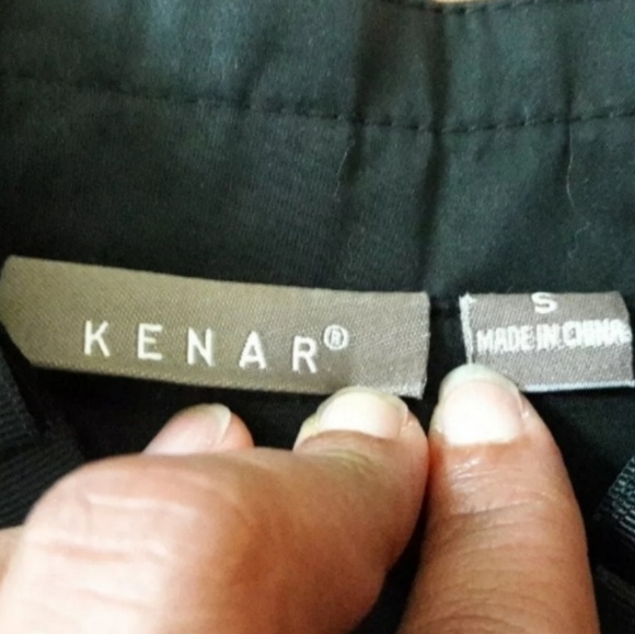 Kenar Black Ruffle Front Blazer Jacket Size Small - Picture 7 of 8